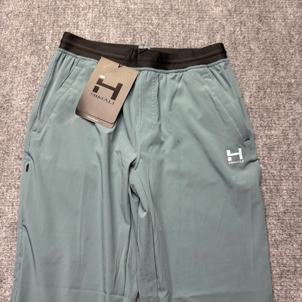 Himali Equilibrium Stretch Pants Mens Medium Evening Mist Climbing Hiking NEW - Picture 10 of 13